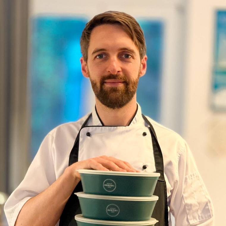 Chris, Koch und Gründer der Foodbox